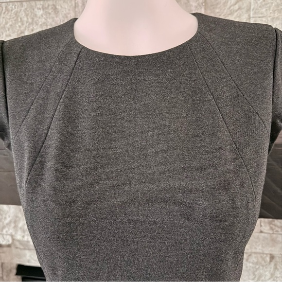 Lafayette 148 Black Sheath Dress Cap Sleeve Stretch Career Size 4 - Picture 10 of 10